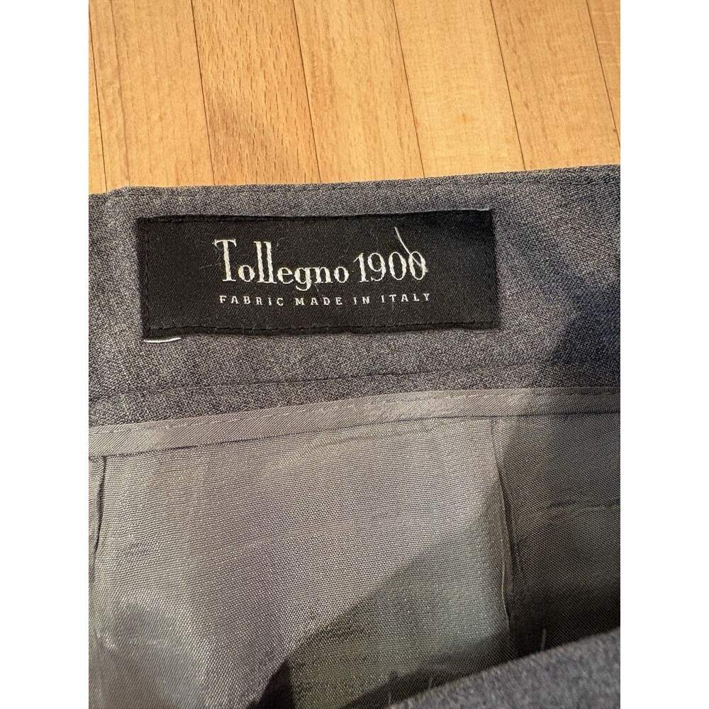 Brooks Brothers Caroline Fit Trouser Pants Straight Leg Gray Size 4 Wool Stretch - Picture 5 of 10